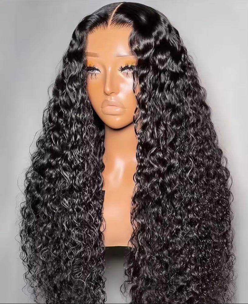 Raw Italy curly lace front human hair wig